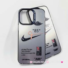 Case Ốp điện thoại iPhone Đen Nhám So Cool Nike Stickers iPhone 11/12/13/14/15/Pro/Promax