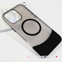 Case Ốp điện thoại iPhone Likgus Màu Nhám Khung Ráp Magsafe Siêu Mỏng Không Vàng iPhone 15/16/Pro/Promax