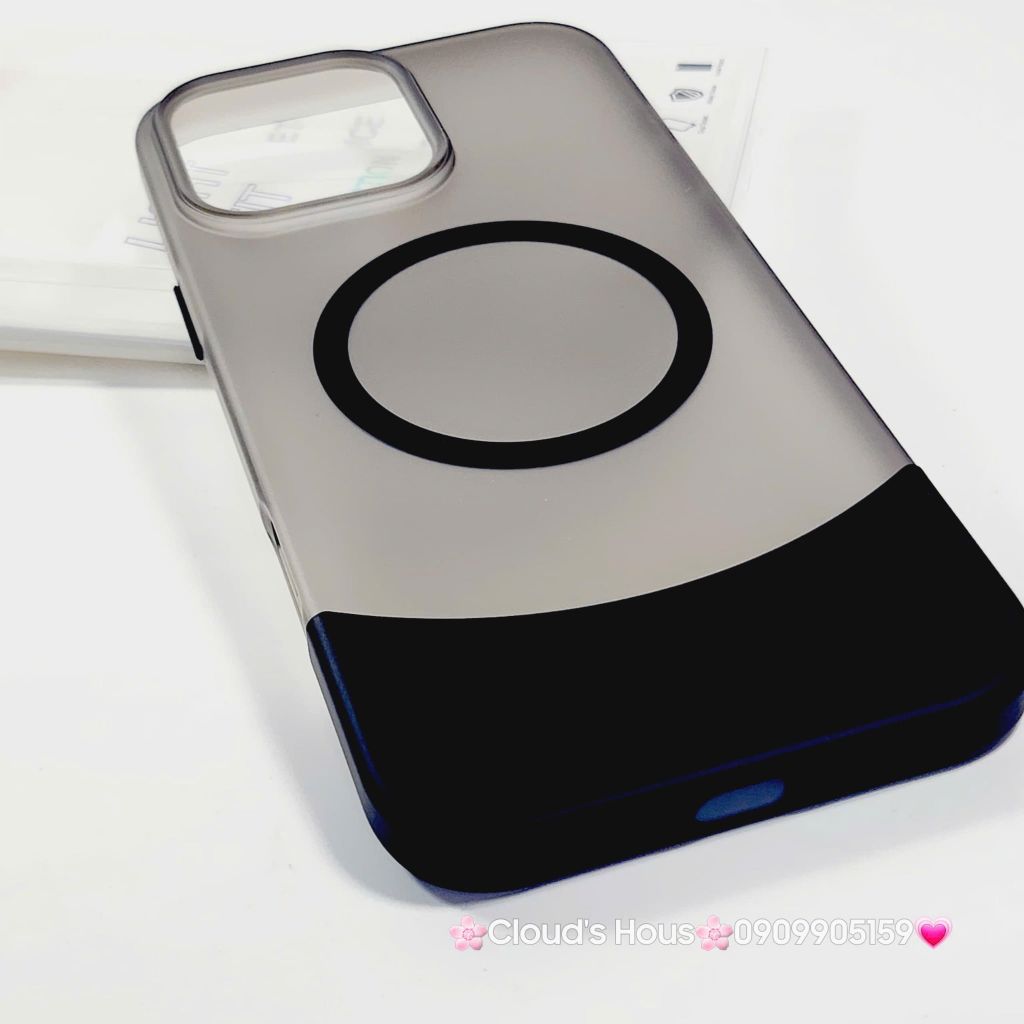 Case Ốp điện thoại iPhone Likgus Màu Nhám Khung Ráp Magsafe Siêu Mỏng Không Vàng iPhone 15/16/Pro/Promax