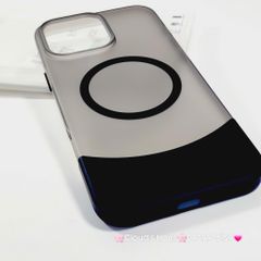 Case Ốp điện thoại iPhone Likgus Màu Nhám Khung Ráp Magsafe Siêu Mỏng Không Vàng iPhone 15/16/Pro/Promax