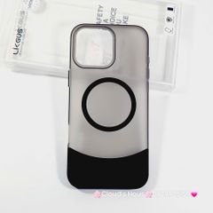 Case Ốp điện thoại iPhone Likgus Màu Nhám Khung Ráp Magsafe Siêu Mỏng Không Vàng iPhone 15/16/Pro/Promax