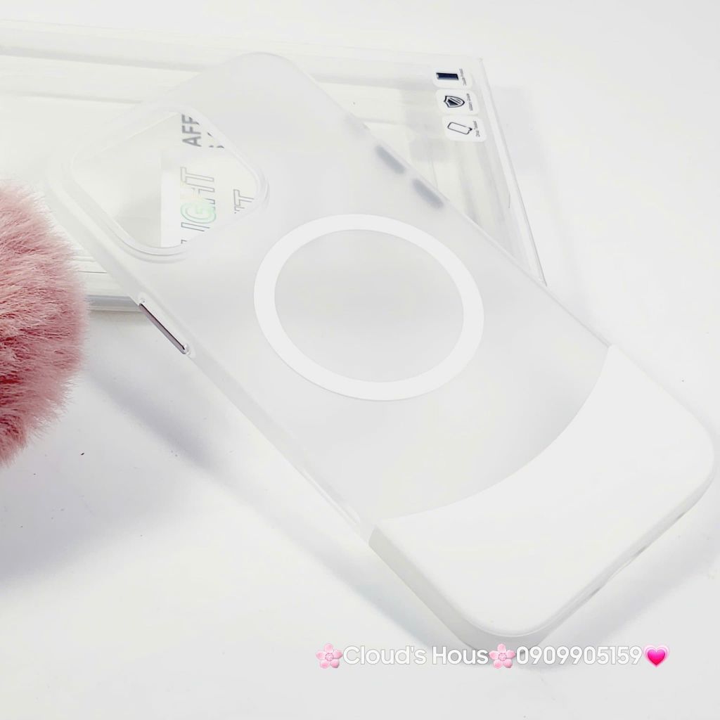 Case Ốp điện thoại iPhone Likgus Màu Nhám Khung Ráp Magsafe Siêu Mỏng Không Vàng iPhone 15/16/Pro/Promax