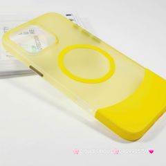 Case Ốp điện thoại iPhone Likgus Màu Nhám Khung Ráp Magsafe Siêu Mỏng Không Vàng iPhone 15/16/Pro/Promax