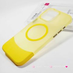 Case Ốp điện thoại iPhone Likgus Màu Nhám Khung Ráp Magsafe Siêu Mỏng Không Vàng iPhone 15/16/Pro/Promax