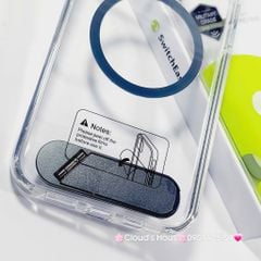 Case Ốp điện thoại iPhone SwitchEasy Trong Magsafe Chống dựng iPhone 16/Pro/Promax