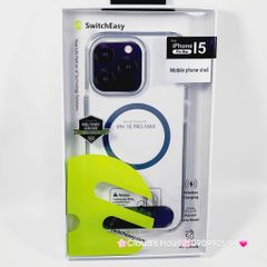 Case Ốp điện thoại iPhone SwitchEasy Trong Magsafe Chống dựng iPhone 16/Pro/Promax