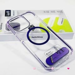 Case Ốp điện thoại iPhone SwitchEasy Trong Magsafe Chống dựng iPhone 16/Pro/Promax