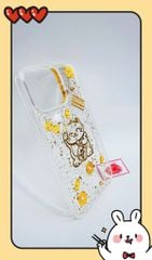 Case Ốp điện thoại iPhone Mèo May Mắn thỏi vàng trong dẻo iPhone 11/12/13/14/15/16/Pro/Promax TẾT