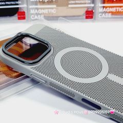 Case Ốp điện thoại iPhone Likgus Magsafe Nhiều Màu Lưng Lưới iPhone 15/16/Pro/Promax