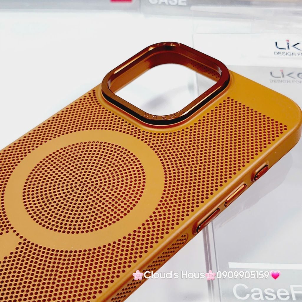 Case Ốp điện thoại iPhone Likgus Magsafe Nhiều Màu Lưng Lưới iPhone 15/16/Pro/Promax