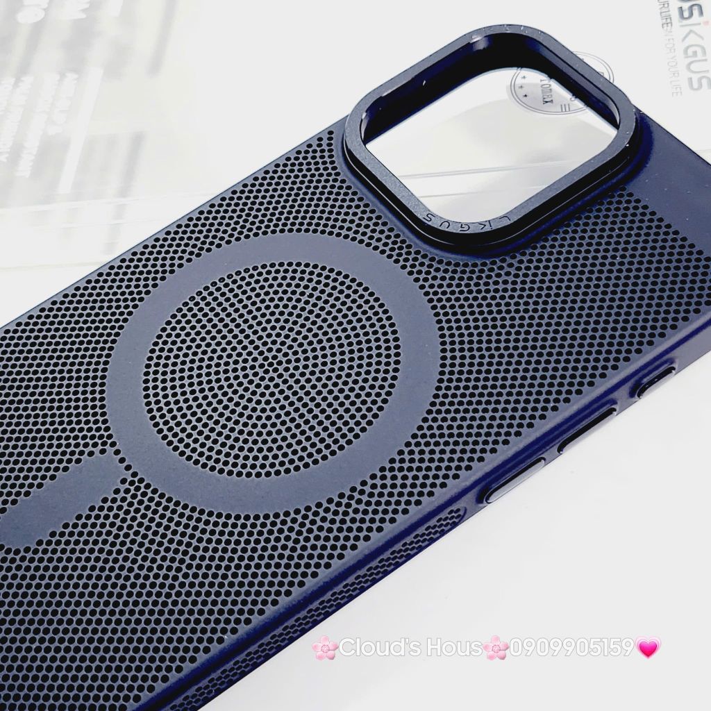 Case Ốp điện thoại iPhone Likgus Magsafe Nhiều Màu Lưng Lưới iPhone 15/16/Pro/Promax