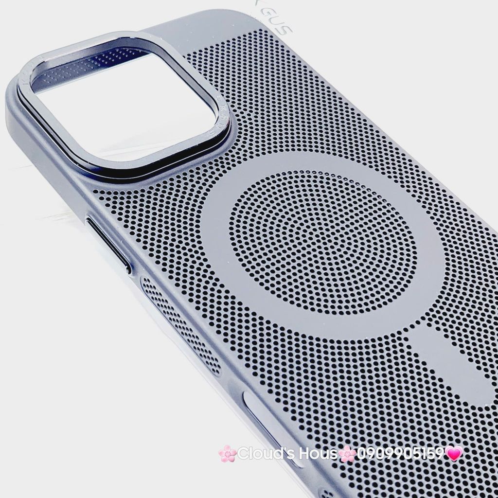 Case Ốp điện thoại iPhone Likgus Magsafe Nhiều Màu Lưng Lưới iPhone 15/16/Pro/Promax