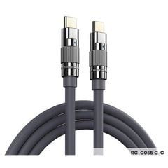 Cáp Sạc Nhanh Type C to Type C Remax RC-C055 (PD100W, Dây 1.2M)
