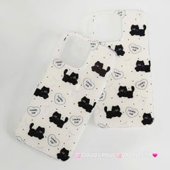 Case Ốp điện thoại iPhone Mèo Đen Lovely Cat iPhone 13/15/16/Pro/Promax