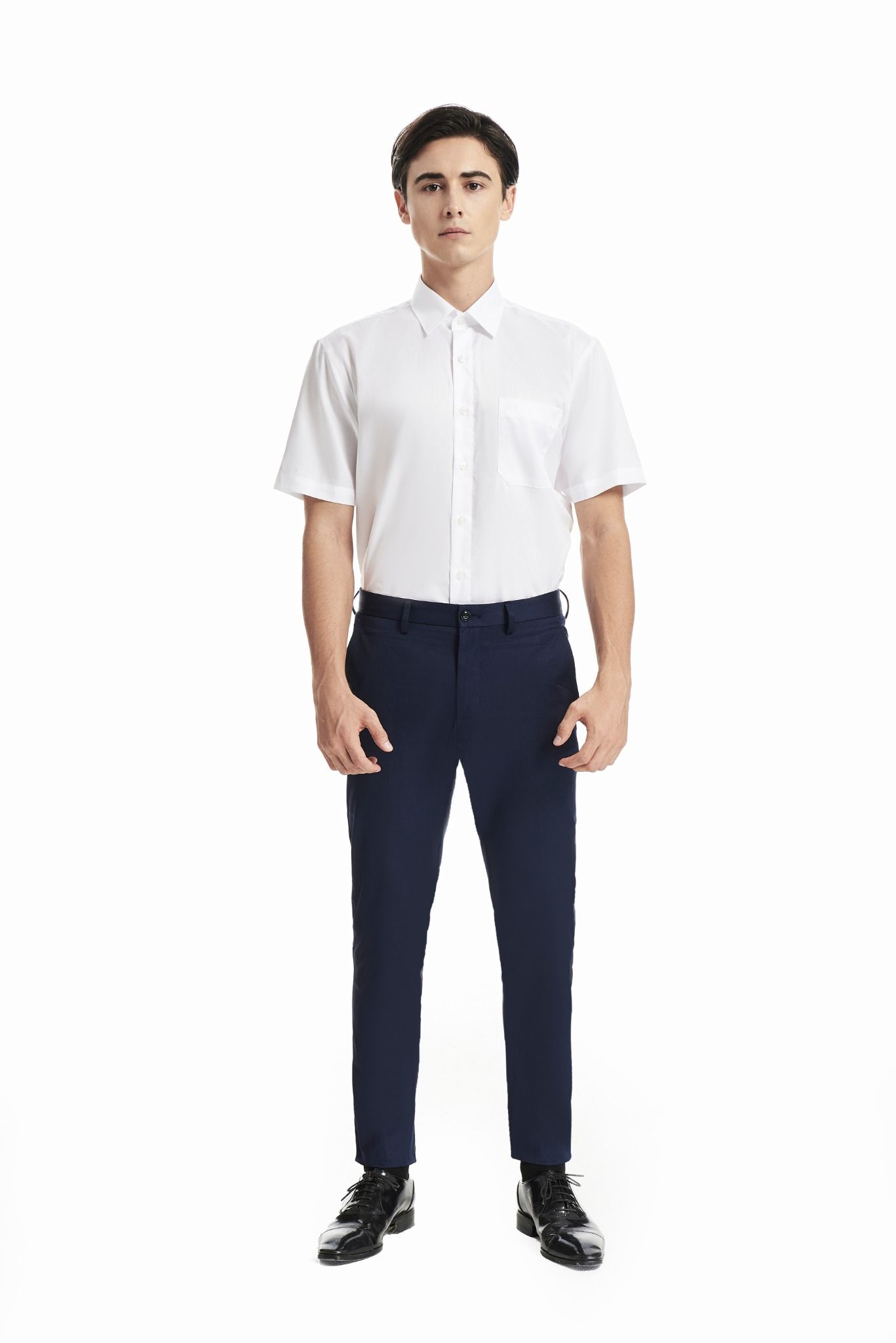 Áo sơ mi cộc tay nam bigsize xanh AXH064 Shop áo xuân hè #19 Áo sơ mi cộc tay nam bigsize xanh AXH064 Shop áo xuân hè