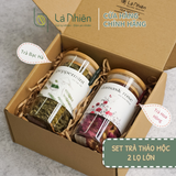  SET TÂM (2 lọ trà L) -  Quà tặng phụ nữ, thầy cô giáo, mẹ, sếp 