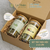  SET TÂM (2 lọ trà L) -  Quà tặng phụ nữ, thầy cô giáo, mẹ, sếp 