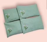  Túi chườm mix thảo mộc healing 18x12 thêu hoa 