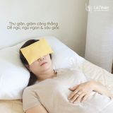  Combo Gối chườm cổ vai gáy + Túi Chườm Mix Hoa Lá Thảo Mộc 24*24cm (Màu vàng) 