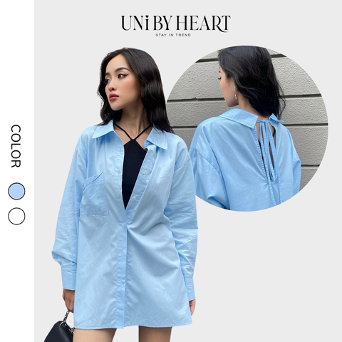 Áo sơ mi Sofia Shirt SMI019 kiểu dáng trẻ trung, hiện đại - Uni By Heart