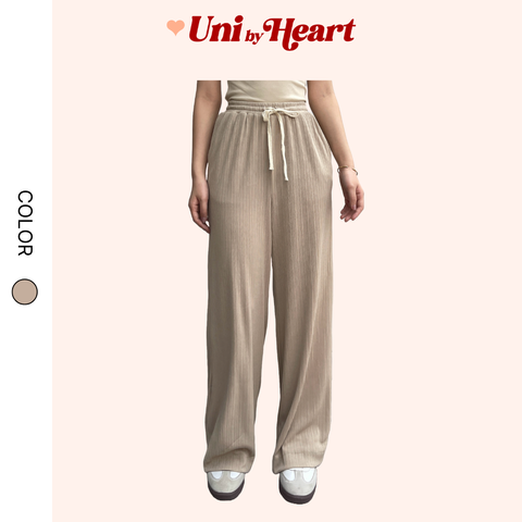 Quần tăm thái Basic Ripped Pants QD024 ống rộng, dáng suông - Uni By Heart