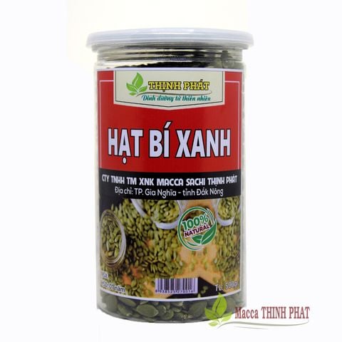 Hạt bí xanh tách vỏ sấy khô Thịnh Phát 500gr