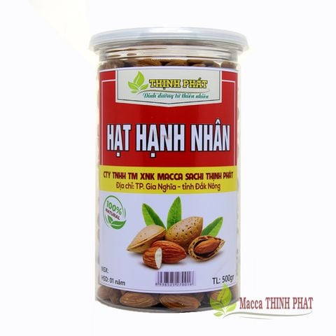 Hạt hạnh nhân tách vỏ Thịnh Phát 500gr