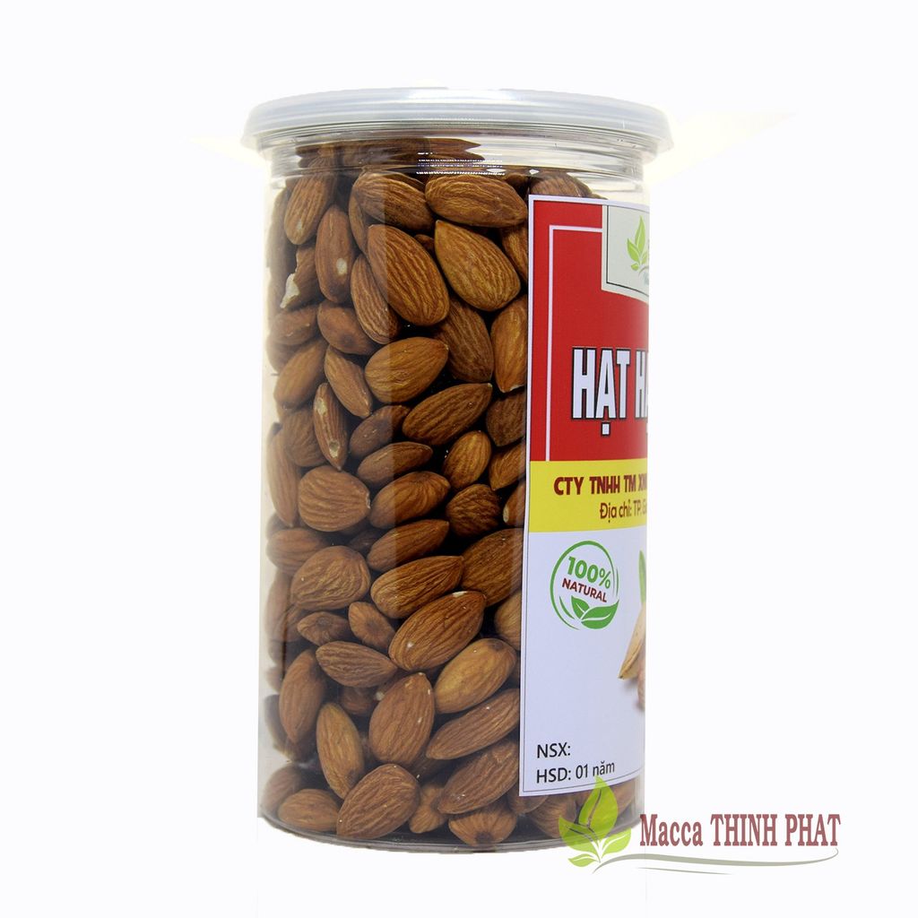 Hạt hạnh nhân tách vỏ Thịnh Phát 500gr