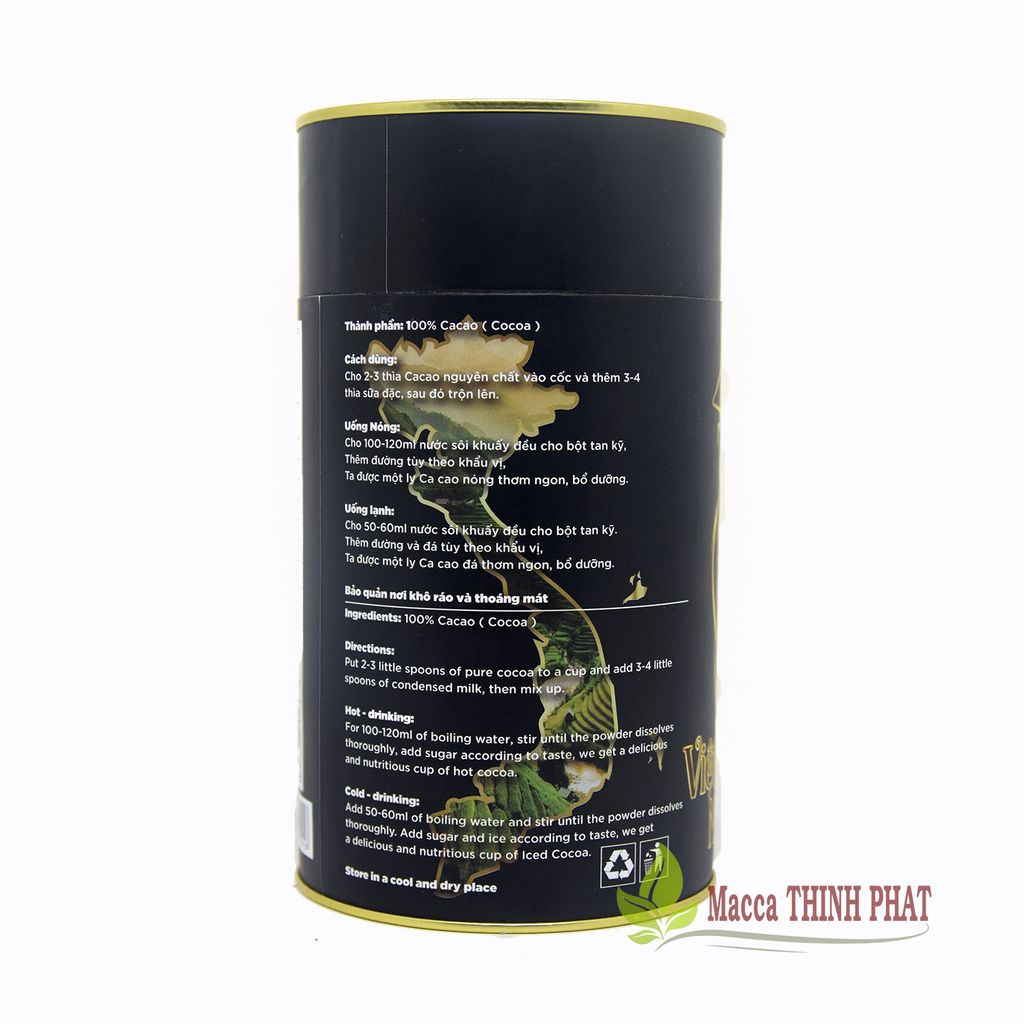 Bột ca cao nguyên chất Thịnh Phát 500gr