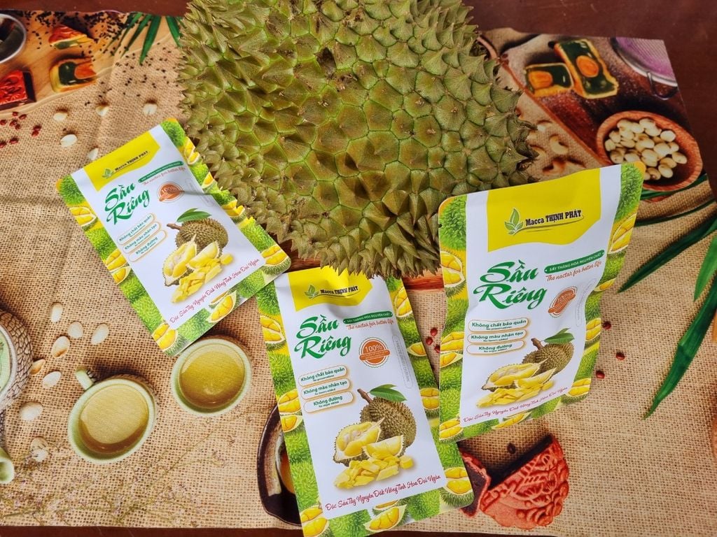 Sầu Riêng sấy thăng hoa. Túi 50gr