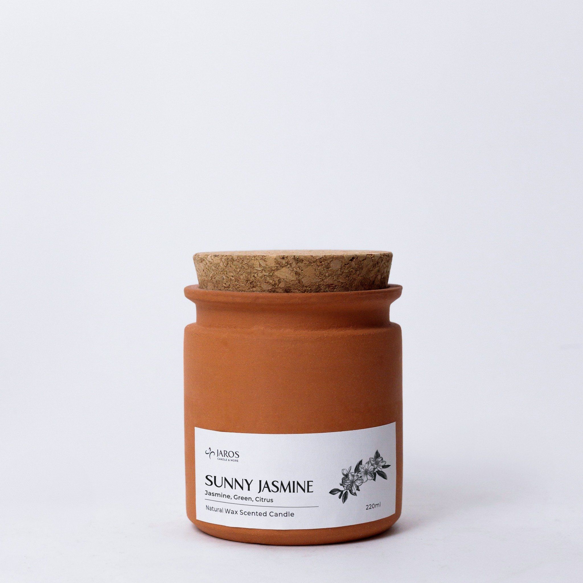  Nến thơm Terracotta - Sunny Jasmine 