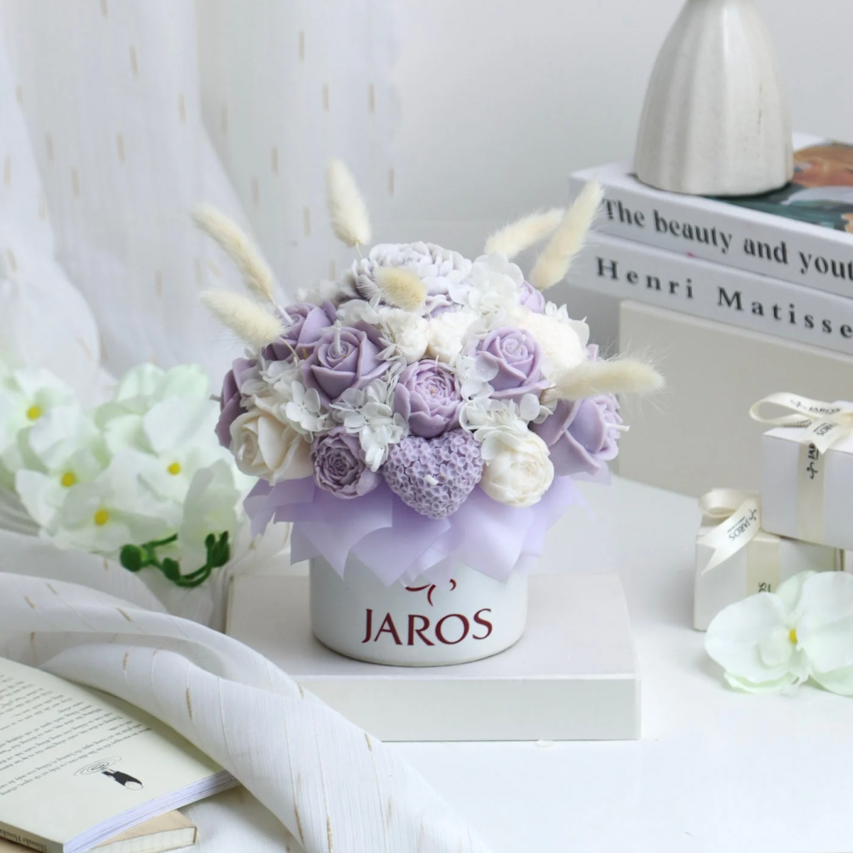  Chậu hoa nến Ceramic Vase - Purple 