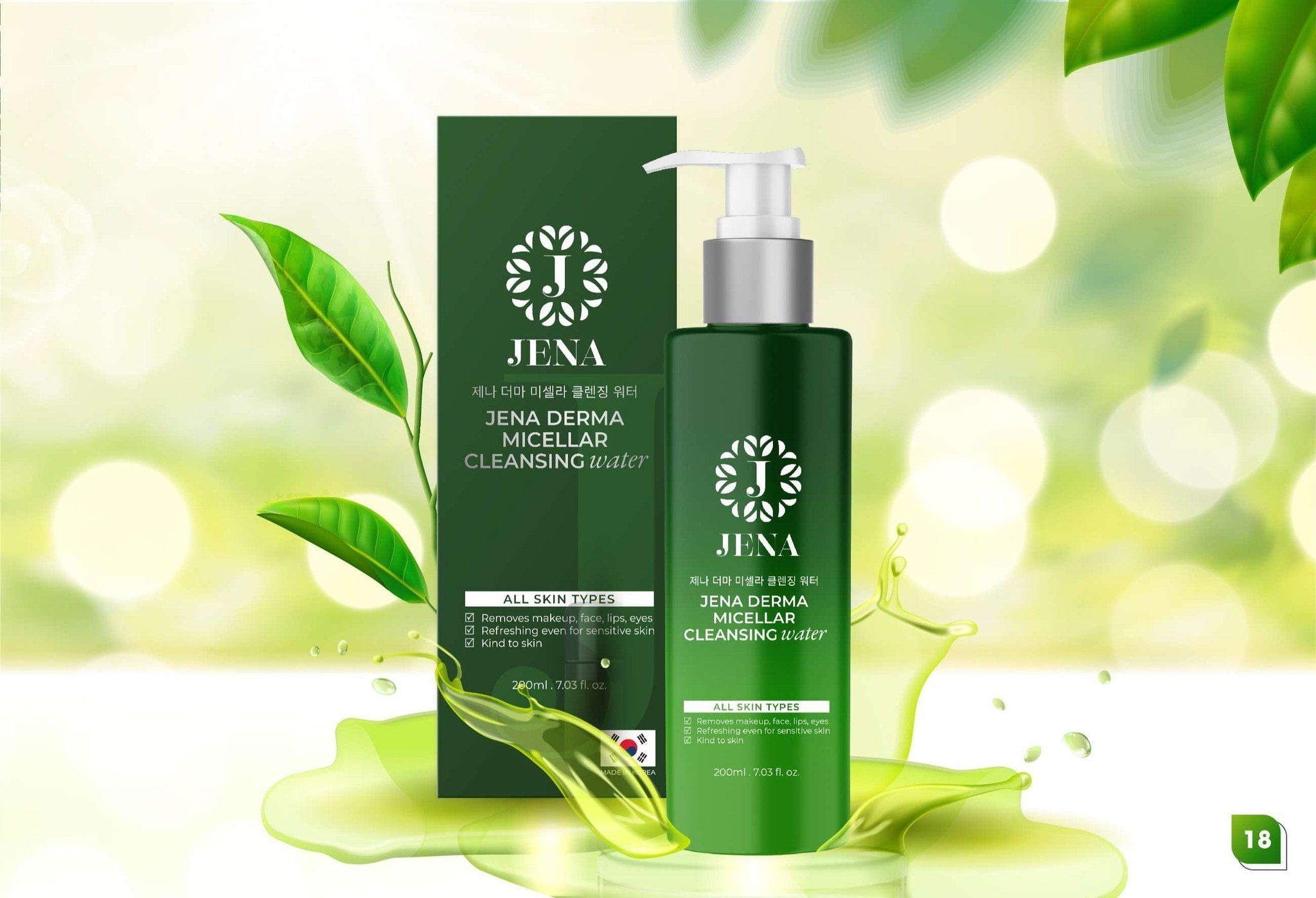  Jena derma micellar cleansing - nước tẩy trang sạch sâu bảo vệ da 