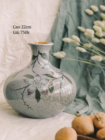  Lọ hoa bụng tròn cổ cao 