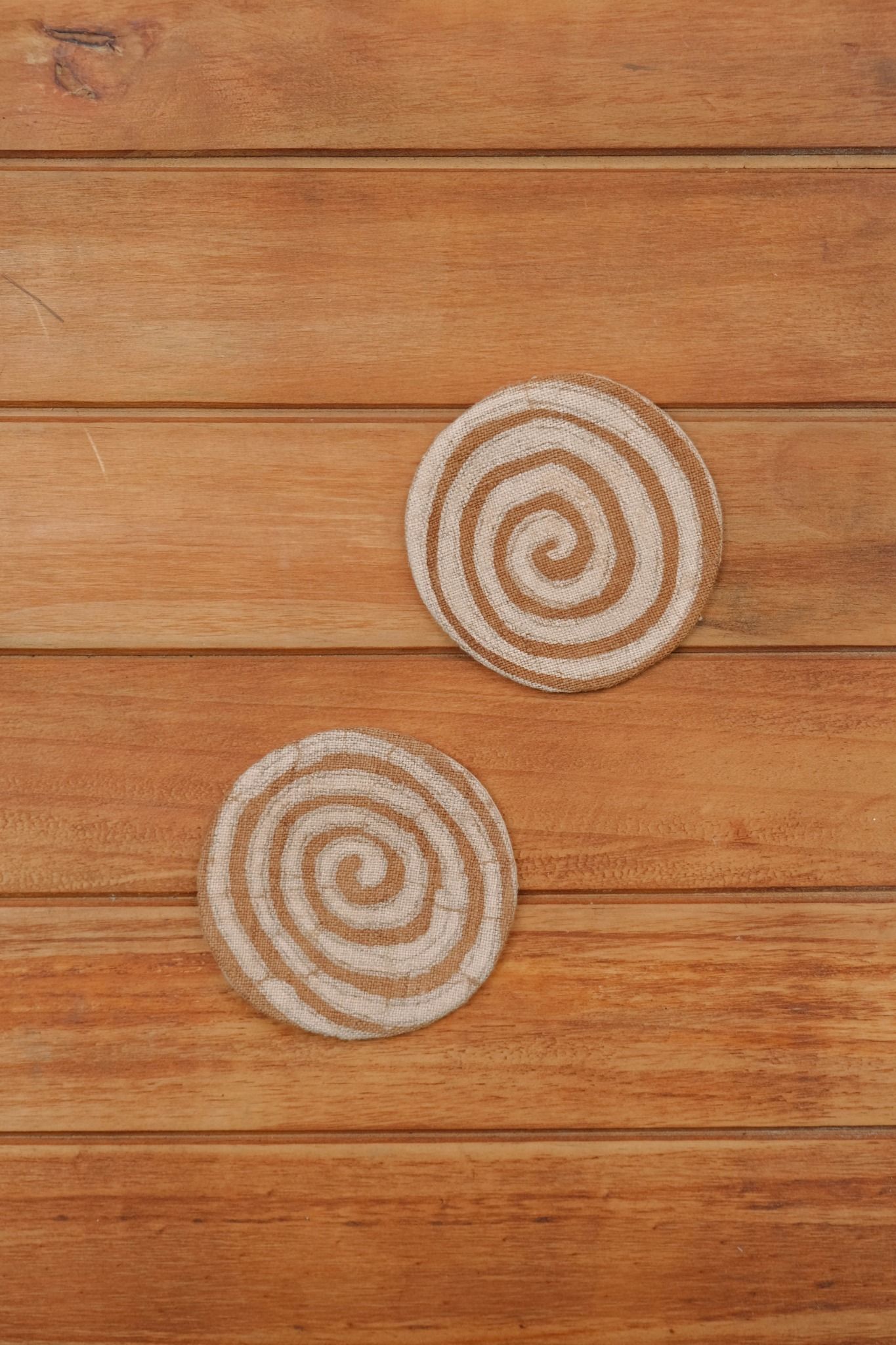 Brown spirals Coasters