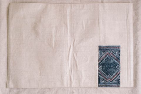  Placemat: White hemp 