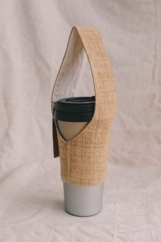  Hemp cup holder: Bronze brown 
