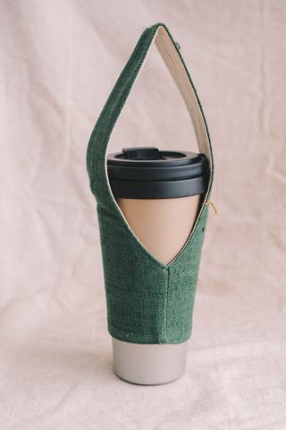  Hemp cup holder: Dark Green 
