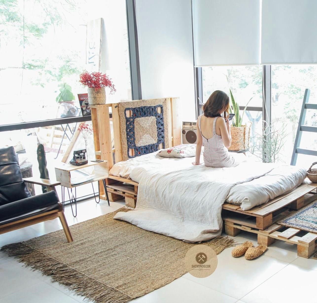 Thảm cói chữ nhật-M
