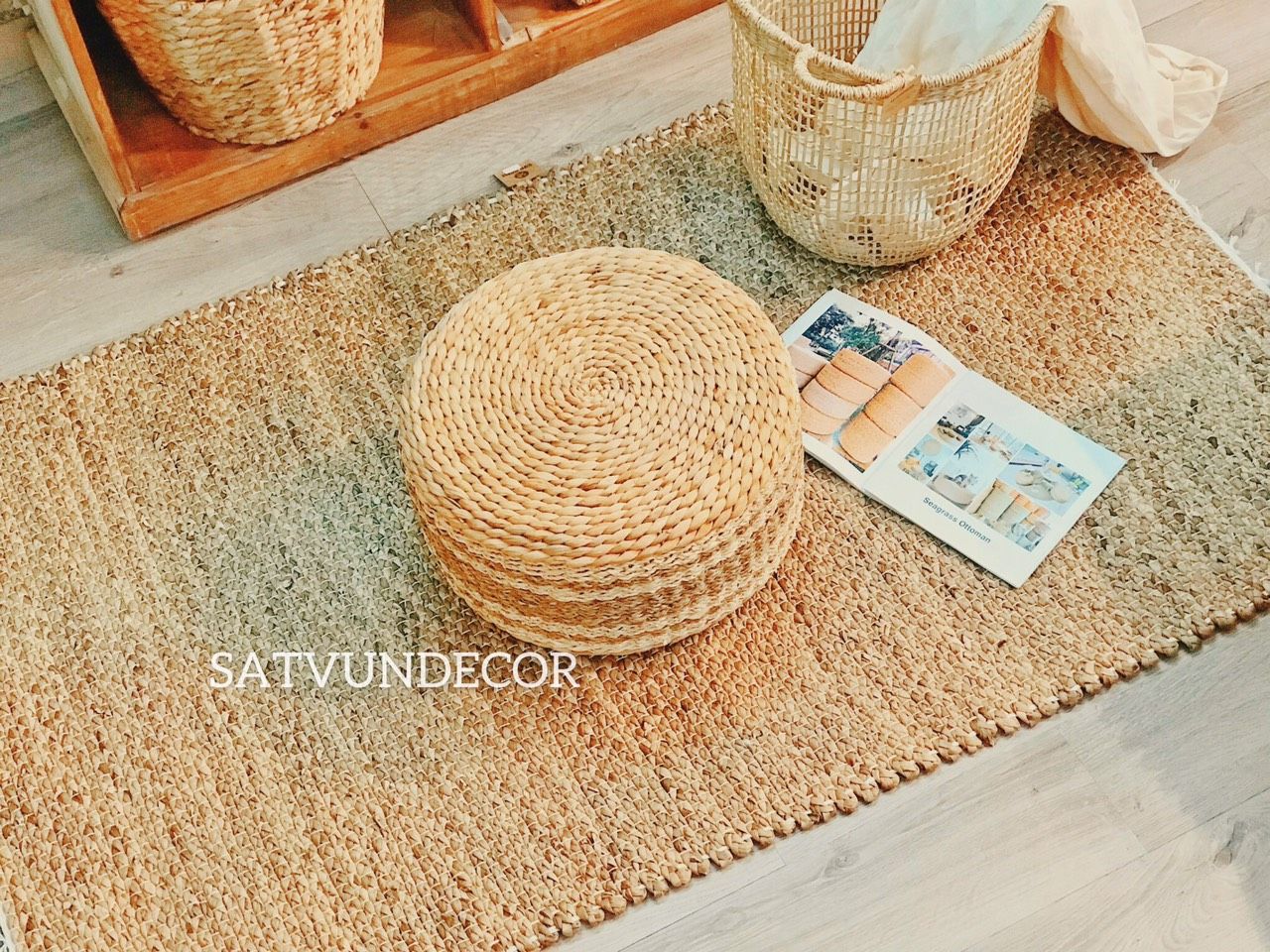 Thảm cói chữ nhật SV12-S