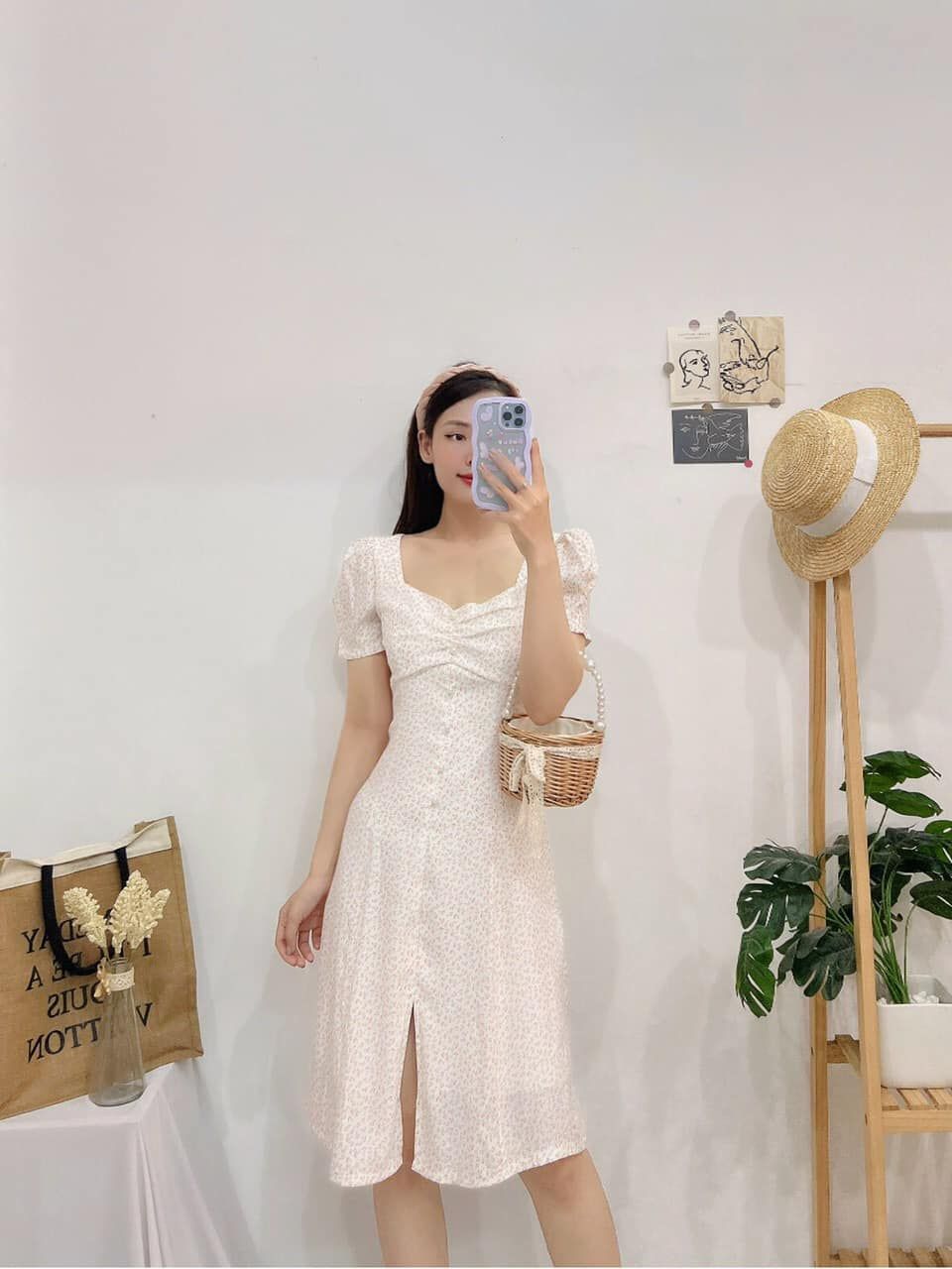VÁY ĐŨI THÊU HOA ĐUÔI CÁ CHO BÉ GÁi #36 VÁY ĐŨI THÊU HOA ĐUÔI CÁ CHO BÉ GÁi
