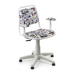 Ghế Học Sinh Chân Nhựa cố định | Chân Sơn xoay có Tay GHS232