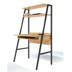 Bàn Gỗ Tích Hợp Kệ Sách BGK03-85