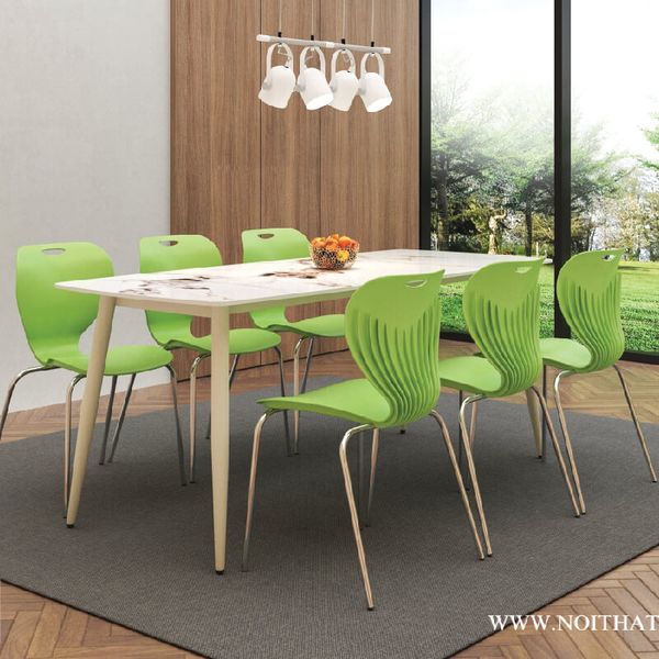 Bộ Bàn Ghế Ăn Mặt Đá BA01-D | GT07