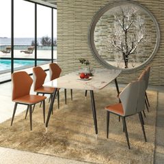 Bộ Bàn Ghế Ăn Mặt Đá BA02-D | GT235