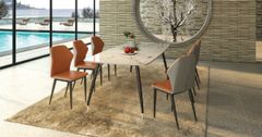 Bộ Bàn Ghế Ăn Mặt Đá BA02-D | GT235