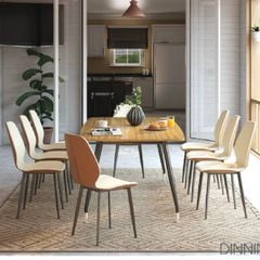 Bộ Bàn Ghế Ăn Mặt Gỗ BA02-G | GT234