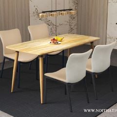 Bộ Bàn Ghế Ăn Mặt Gỗ BA03-G | GT2317