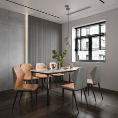 Bộ Bàn Ghế Ăn Mặt Đá BA06-D | GT235