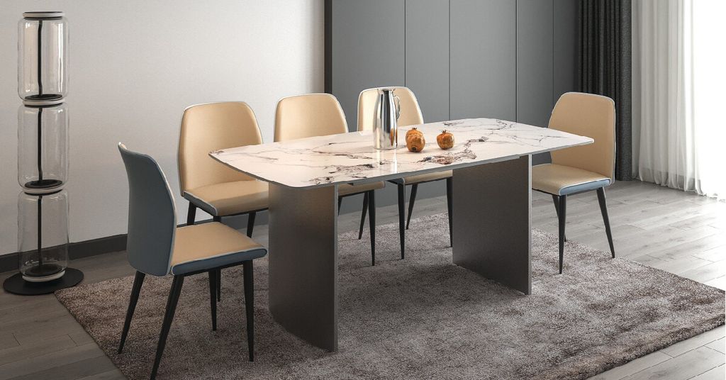Bộ Bàn Ghế Ăn Mặt Đá BA10-D | GT236